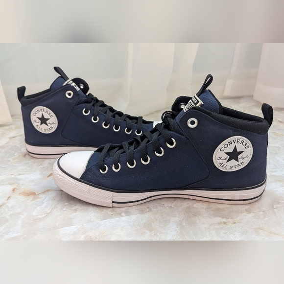Unisex Converse Chuck Taylor All Star Blue Sneakers Man's Sz 9/Woman's Sz11 - Picture 1 of 14